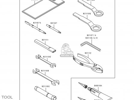 TOOL - ZX750J1 NINJA ZX7 1991 USA CALIFORNIA CANADA