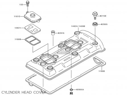 CYLINDER HEAD COVER - ZX750J1 ZXR750 1991 EUROPE UK FR AR FG GR IT NR SD SP ST