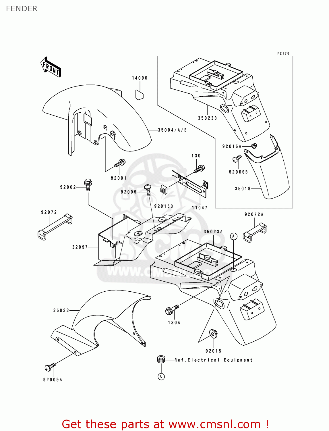 FENDER ZX750J2 ZXR750 1992 EUROPE UK FR AR FG GR IT NR SD SP ST