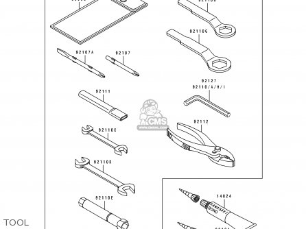 TOOL - ZX750K1 NINJA ZX7R 1991 USA CALIFORNIA CANADA