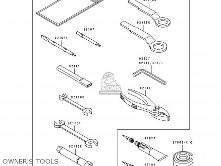OWNER'S TOOLS - ZX750K1 ZXR750R 1991 EUROPE UK FR AR FG IT NR SP