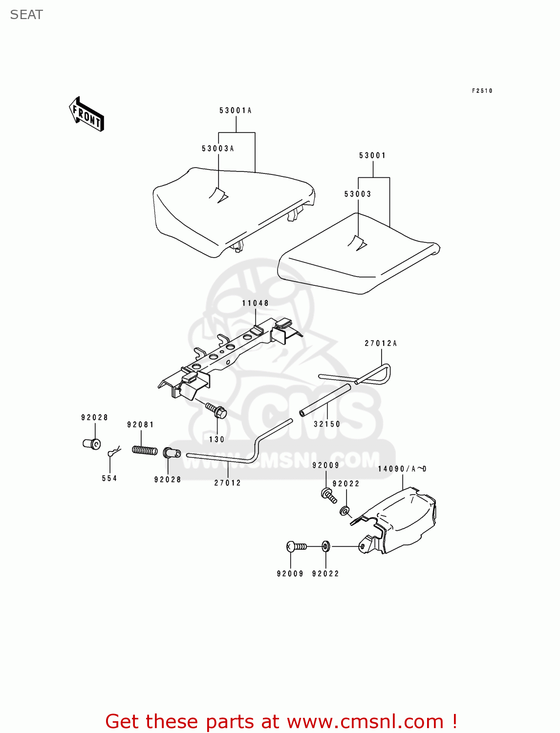 SEAT ZX750L3 NINJA ZX7 1995 USA CALIFORNIA CANADA