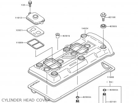 CYLINDER HEAD COVER - ZX750L3 NINJA ZX7 1995 USA CALIFORNIA CANADA