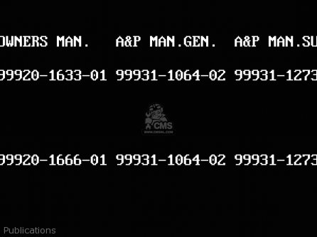 Publications - ZX750M1 NINJA ZX7R 1993 USA CALIFORNIA CANADA