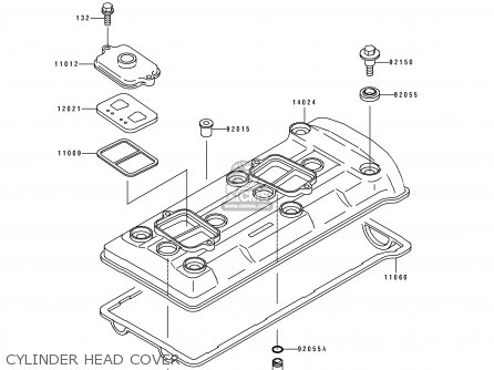 CYLINDER HEAD COVER - ZX750M2 ZXR750R 1994 EUROPE UK FR AR FG IT