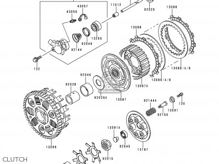 Kawasaki ZX750N2 NINJA ZX7RR 1997 CANADA parts lists and schematics