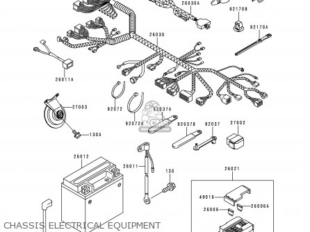 CHASSIS ELECTRICAL EQUIPMENT - ZX750N2 NINJA ZX7RR 1997 CANADA