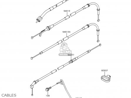 CABLES - ZX750N2 NINJA ZX7RR 1997 NETHERLANDS AR