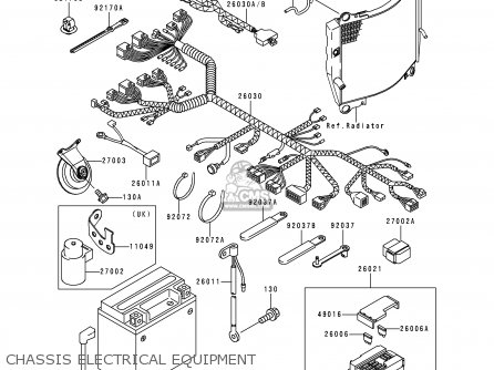 CHASSIS ELECTRICAL EQUIPMENT - ZX750N2 NINJA ZX7RR 1997 NETHERLANDS AR