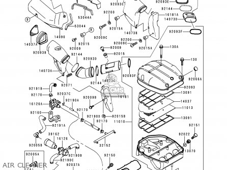 Kawasaki ZX750P5 NINJA ZX7R 2000 USA CALIFORNIA CANADA parts lists