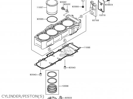 Kawasaki ZX750P5 NINJA ZX7R 2000 USA CALIFORNIA CANADA parts lists