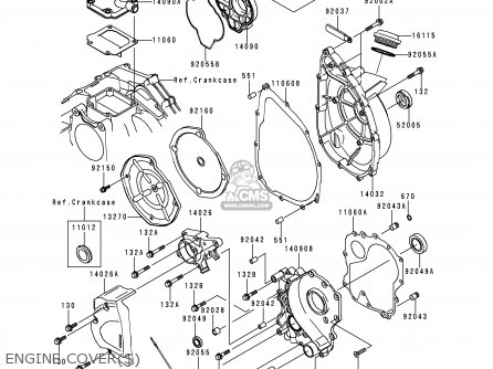 Kawasaki ZX750P5 NINJA ZX7R 2000 USA CALIFORNIA CANADA parts lists