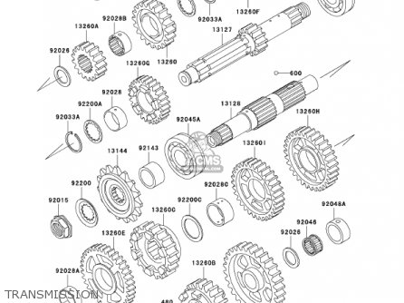 TRANSMISSION - ZX750P6 NINJA ZX7R 2001 USA CALIFORNIA CANADA