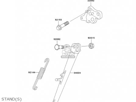 STAND(S) - ZX750P6 NINJA ZX7R 2001 USA CALIFORNIA CANADA