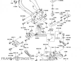 Kawasaki ZX750P8 NINJA ZX7R 2003 USA CALIFORNIA CANADA parts lists 