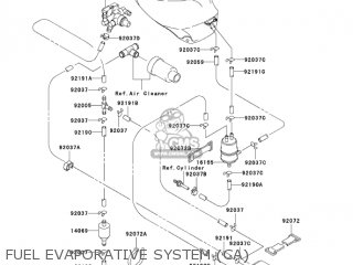 FUEL EVAPORATIVE SYSTEM (CA) - ZX750P8 NINJA ZX7R 2003 USA CALIFORNIA CANADA