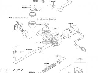 FUEL PUMP - ZX750P8 NINJA ZX7R 2003 USA CALIFORNIA CANADA