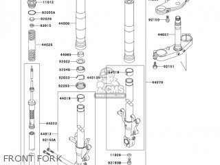 FRONT FORK - ZX750P8 NINJA ZX7R 2003 USA CALIFORNIA CANADA
