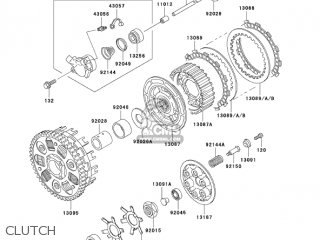 CLUTCH - ZX750P8 NINJA ZX7R 2003 USA CALIFORNIA CANADA