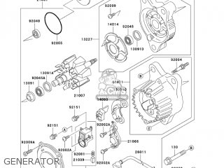 GENERATOR - ZX750P8 NINJA ZX7R 2003 USA CALIFORNIA CANADA