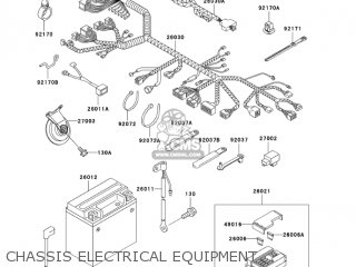 CHASSIS ELECTRICAL EQUIPMENT - ZX750P8 NINJA ZX7R 2003 USA CALIFORNIA CANADA