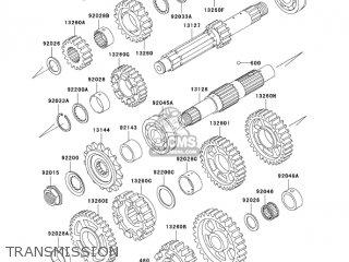 TRANSMISSION - ZX750P8 NINJA ZX7R 2003 USA CALIFORNIA CANADA