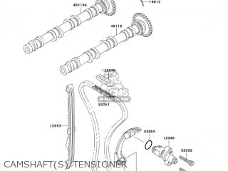 CAMSHAFT(S)/TENSIONER - ZX750P8 NINJA ZX7R 2003 USA CALIFORNIA CANADA