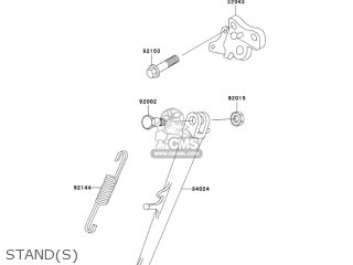 STAND(S) - ZX750P8 NINJA ZX7R 2003 USA CALIFORNIA CANADA