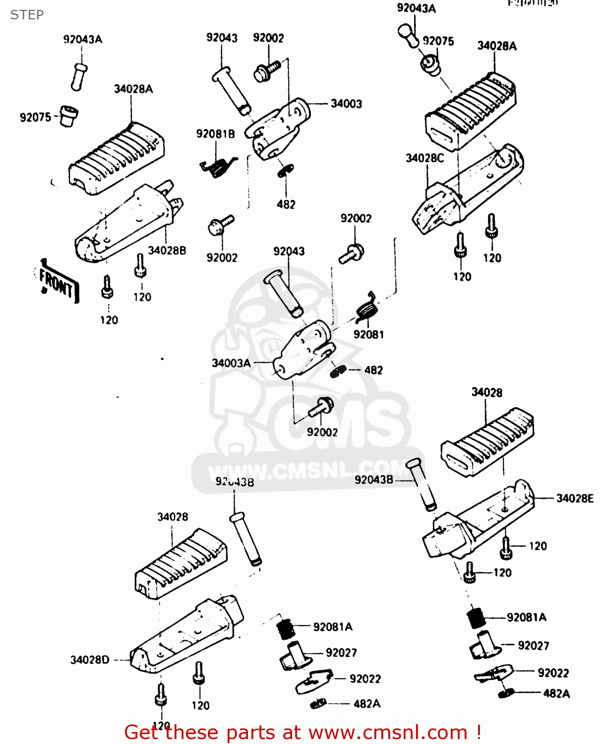 STEP ZX900A1 1984 EUROPE UK FR GR IT NR SD