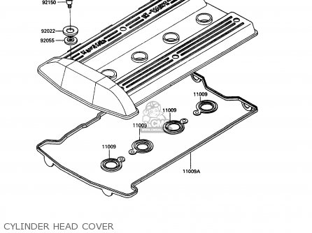 CYLINDER HEAD COVER - ZX900A10 GPZ900R 1993 NETHERLANDS FG