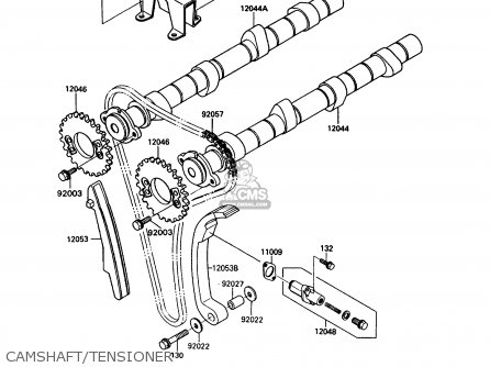 CAMSHAFT/TENSIONER - ZX900A10 GPZ900R 1993 NETHERLANDS FG