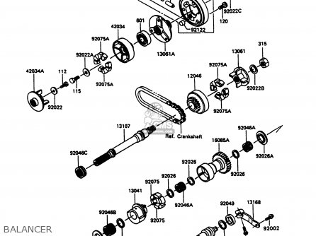 BALANCER - ZX900A10 GPZ900R 1993 NETHERLANDS FG
