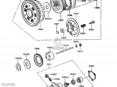 CLUTCH - ZX900A10 GPZ900R 1993 NETHERLANDS FG