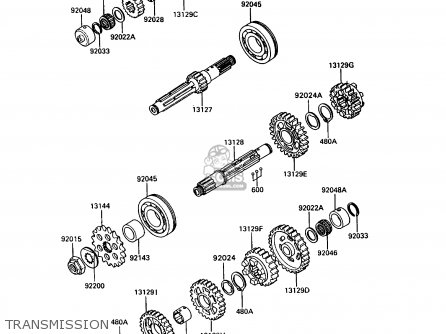 TRANSMISSION - ZX900A10 GPZ900R 1993 NETHERLANDS FG