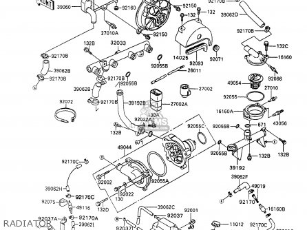 RADIATOR - ZX900A10 GPZ900R 1993 NETHERLANDS FG