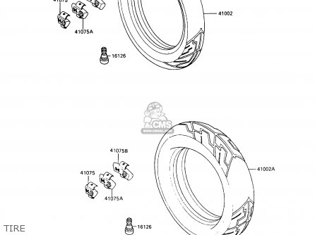 TIRE - ZX900A10 GPZ900R 1993 NETHERLANDS FG