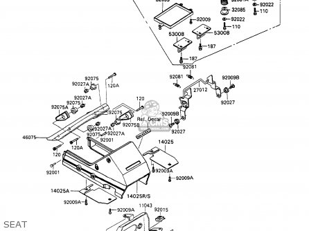 SEAT - ZX900A10 GPZ900R 1993 NETHERLANDS FG