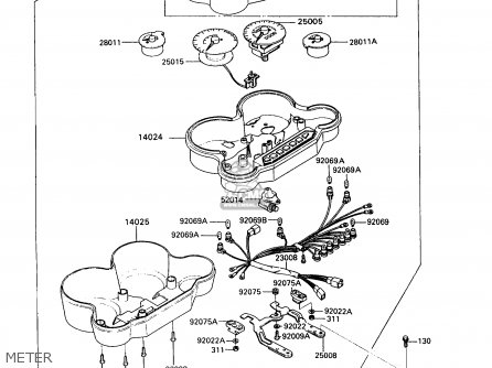 METER - ZX900A10 GPZ900R 1993 NETHERLANDS FG