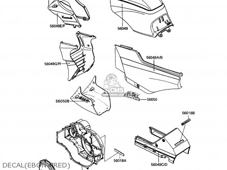 DECAL(EBONY/RED) - ZX900A10 GPZ900R 1993 NETHERLANDS FG