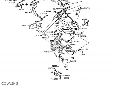 COWLING - ZX900A10 GPZ900R 1993 NETHERLANDS FG