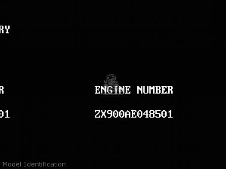 Model Identification - ZX900A10 GPZ900R 1993 NETHERLANDS FG