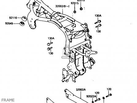 FRAME - ZX900A2 1985 EUROPE UK FR GR IT NR SD