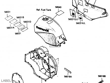 LABEL - ZX900A2 1985 EUROPE UK FR GR IT NR SD
