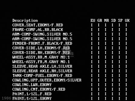 1986 ZX900-A3     01 - ZX900A3 GPZ900R 1986 EUROPE UK FG FR GR NR SD SP ST