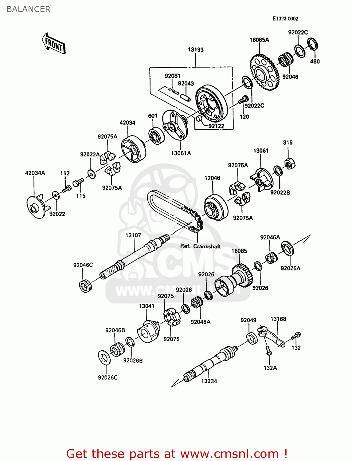 BALANCER ZX900A5A GPZ900R 1988 UNITED KINGDOM