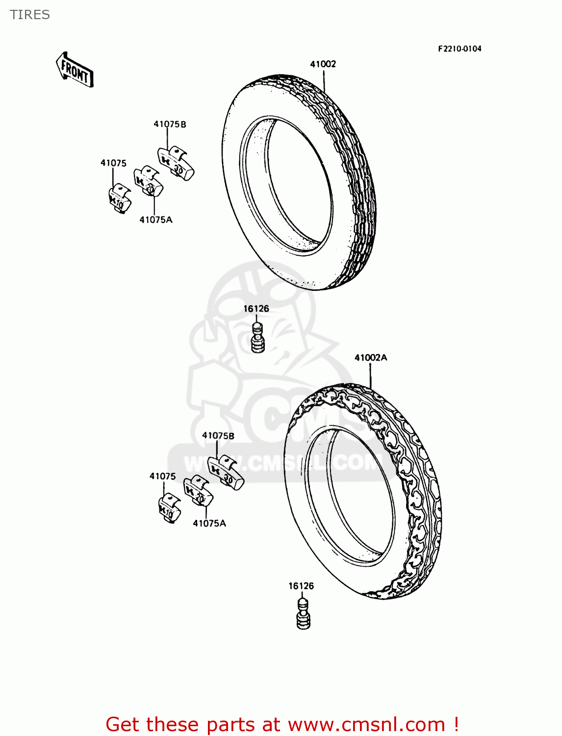 TIRES ZX900A5A GPZ900R 1988 UNITED KINGDOM