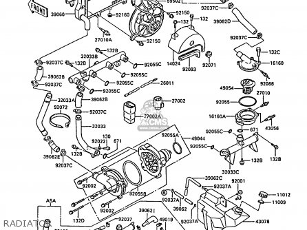 RADIATOR - ZX900A5A GPZ900R 1988 UNITED KINGDOM