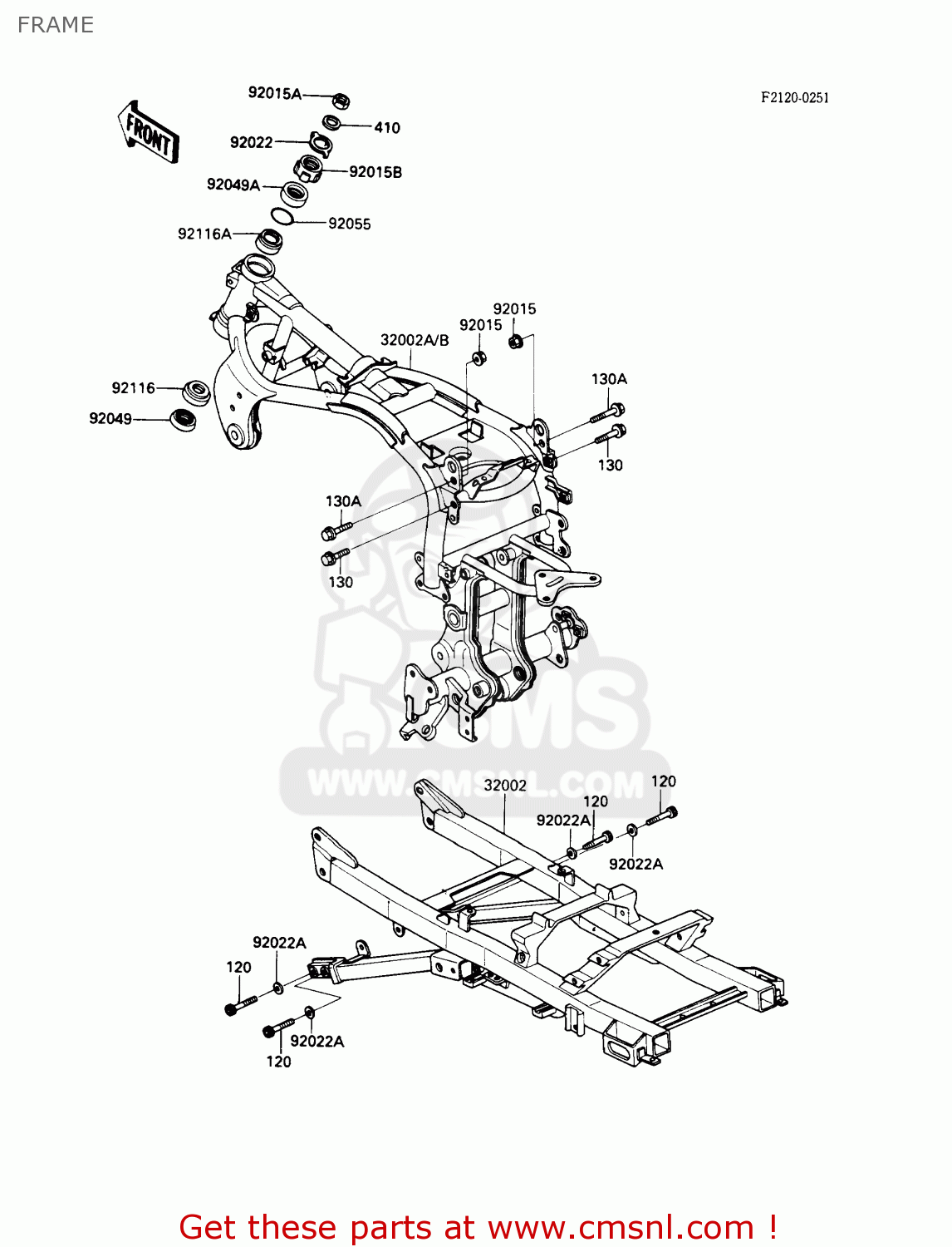 FRAME ZX900A6 1989 EUROPE UK FR FG NR SD