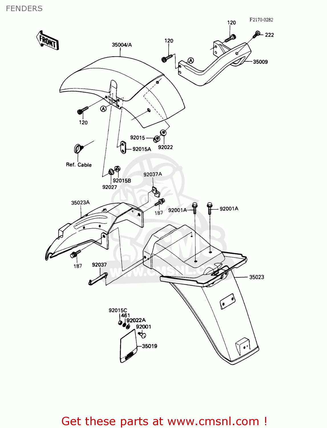 FENDERS ZX900A6 1989 EUROPE UK FR FG NR SD