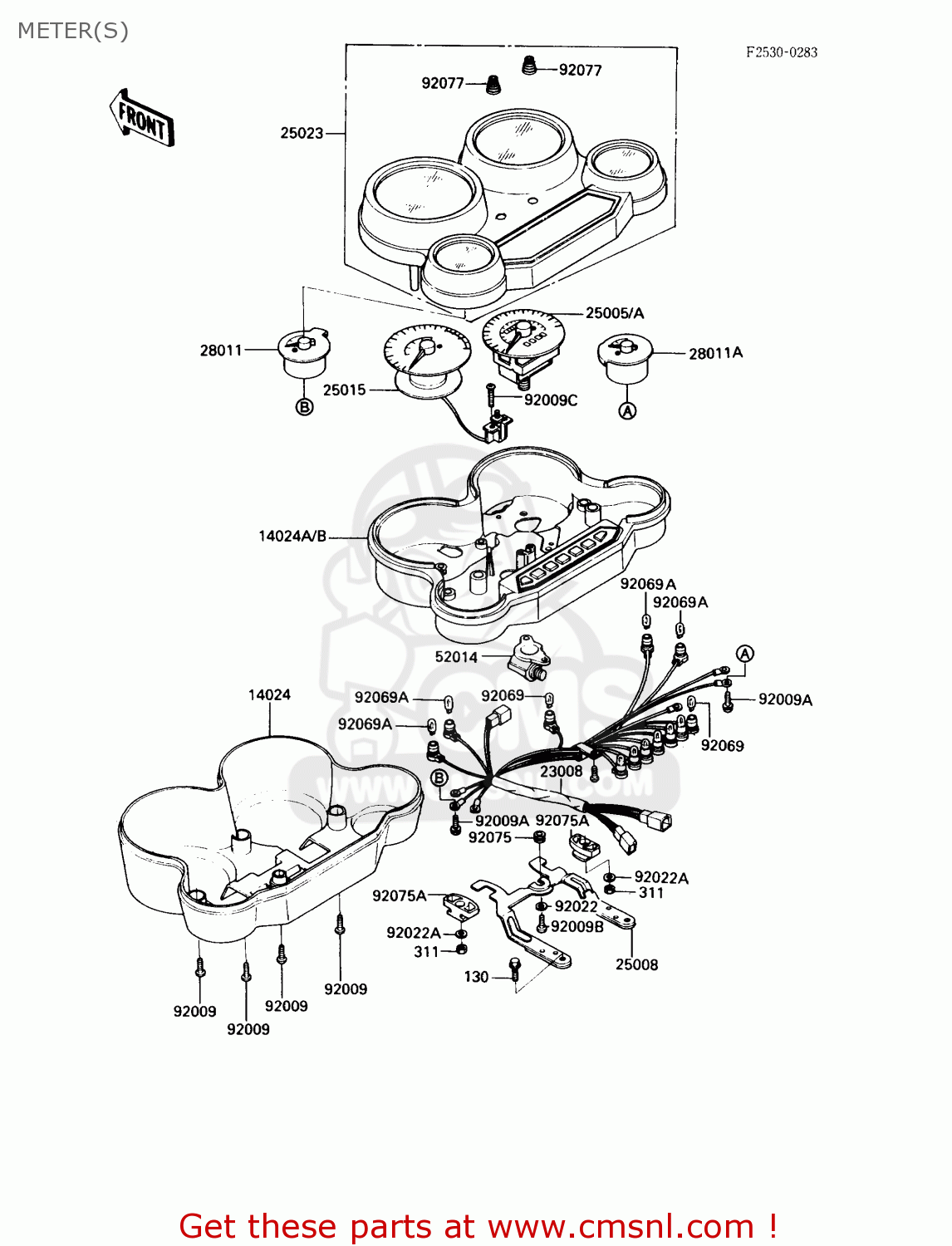 METER(S) ZX900A6 1989 EUROPE UK FR FG NR SD